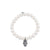 Men's Collection Black Rhodium & Diamond Hamsa on Pearl