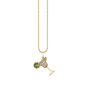 Gold & Diamond Margarita Charm - Sydney Evan Fine Jewelry