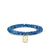 Gold & Diamond Hamsa on Blue Kyanite