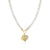 Gold & Diamond Angel Heart Moonstone Necklace