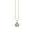 Gold & Enamel Happy Face Charm
