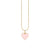 Gold & Enamel Small Heart Charm