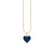 Gold & Enamel Small Heart Charm