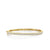 Gold & Diamond Large Bangle