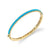 Gold & Gemstone Large Bangle