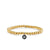 Men's Collection Gold & Diamond Ball 8 on Gold Beads