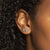 Gold & Diamond Large Bezel Eye Rainbow Stud