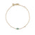 Kids Collection Gold & Turquoise Mini Enamel Evil Eye Bracelet