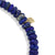 Men's Collection Gold & Diamond Small Chai on Lapis Heishi