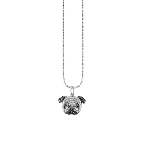 Gold & Diamond Pug Charm