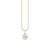 Kids Collection Gold & Enamel Tiny Eye Medallion Necklace