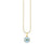 Kids Collection Gold & Enamel Tiny Eye Medallion Necklace