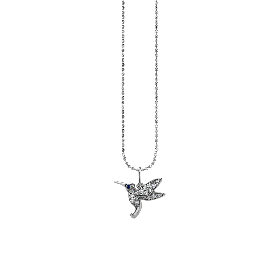 Gold & Diamond Small Hummingbird Charm - Sydney Evan Fine Jewelry