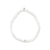 Gold & Diamond 4mm Cocktail Eternity Rondelle on Mother of Pearl Heishi