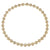 Gold & Diamond Happy Face Eternity Necklace