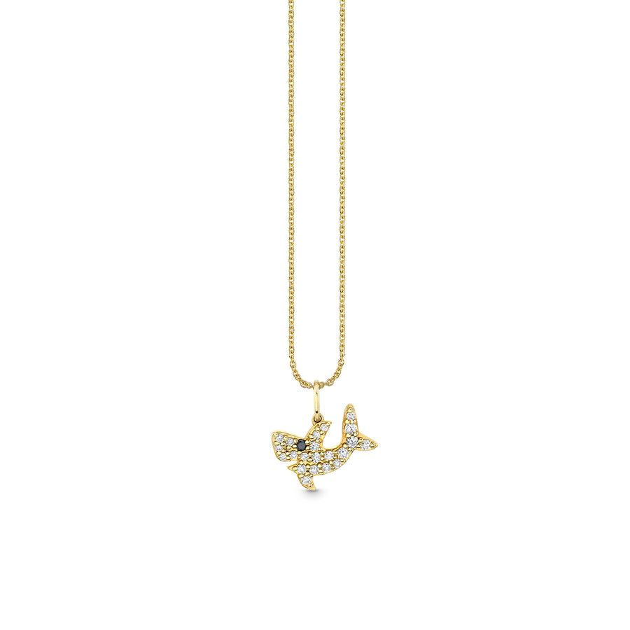 Shop Sydney Evan 14k Gold Diamond Shark Charm