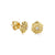 Gold & Diamond Camellia Stud