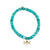 Gold & Diamond Dragonfly on Arizona Turquoise