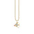Gold & Diamond Enamel Lips Clownfish Charm