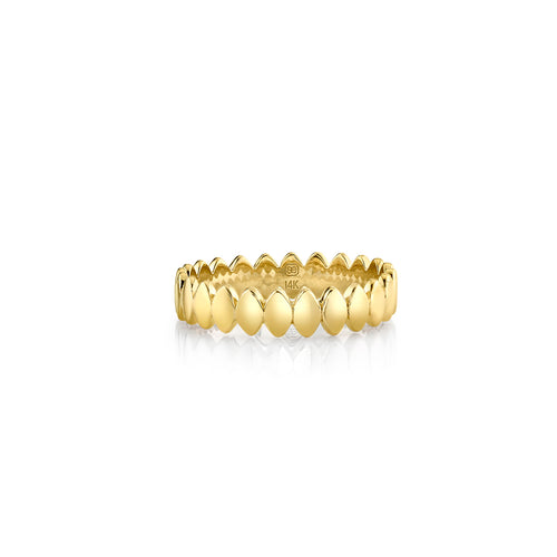 Pure Gold Marquise Eye Eternity Ring