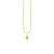 Kids Collection Gold & Diamond Tiny Clam Shell Charm