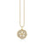 Gold & Diamond Large Sand Dollar Charm