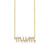 Gold & Diamond Mum Script Necklace