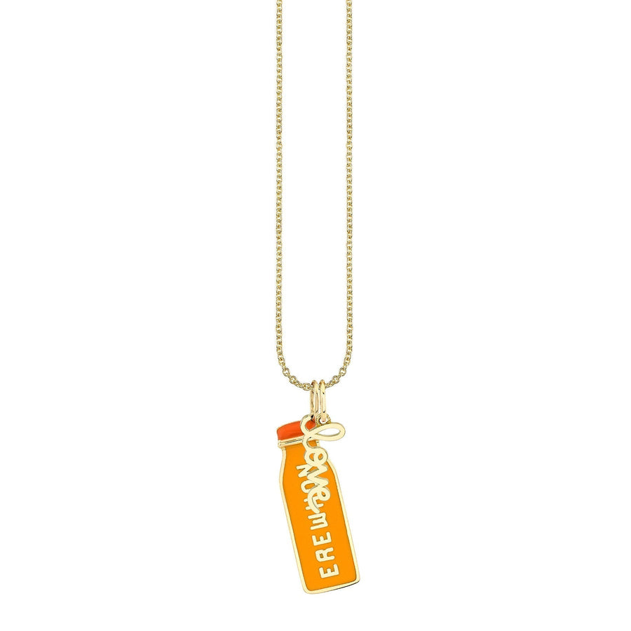 Gold & Enamel Large Erewhon x Sydney Evan Necklace - Sydney Evan Fine Jewelry