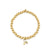 Men's Collection Gold & Diamond Luck & Protection on Gold Beads