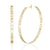 Gold & Diamond Extra Large Icon Hoops