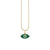 Gold & Enamel Sunburst Eye Charm