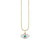 Gold & Enamel Sunburst Eye Charm