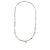 Men's Collection Gold & Diamond Clover Australian Opal Heishi Necklace