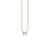 Kids Collection Gold & Enamel Mini Butterfly Necklace