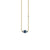 Gold & Enamel Mini Eye Necklace