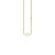 Gold & Enamel Mini Eye Necklace
