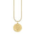 Gold & Diamond Large Aries Zodiac Medallion