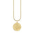 Gold & Diamond Large Cancer Zodiac Medallion