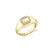 Gold & Diamond Elephant Icon Signet Ring