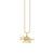 Kids Collection Gold & Diamond Triceratops Necklace