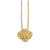 Gold & Diamond Large Scallop Shell Icons Necklace