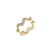 Gold & Diamond Wavy Ring