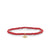 Gold & Diamond Evil Eye on Red Bamboo Coral