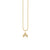Gold & Diamond Small Croissant Charm