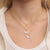 Gold & Diamond Tiny Carved Stone Eye Charm