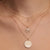 Gold & Diamond Eye Fringe Charm