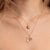 Gold & Diamond Camellia Charm