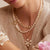 Gold & Diamond Extra Large Daisy Necklace