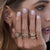 Gold & Diamond Marquise Eye Coin Signet Ring