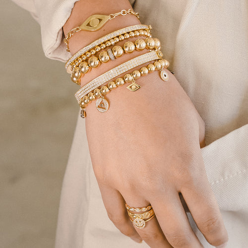 Pure Gold Eye Bracelet